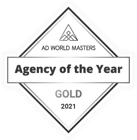 2021 Agency of the Year - Gold Winner for 2021 Agency of the Year Awards by Ad World Masters